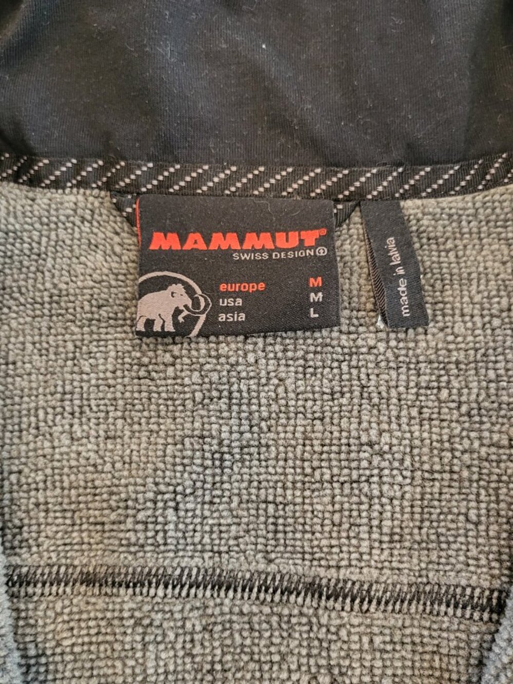 Mammut Men's Gray Quarter Zip Fleece Pullover Size M - Picture 6 of 11